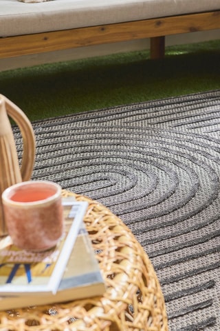 Tapis Santorini - Noir