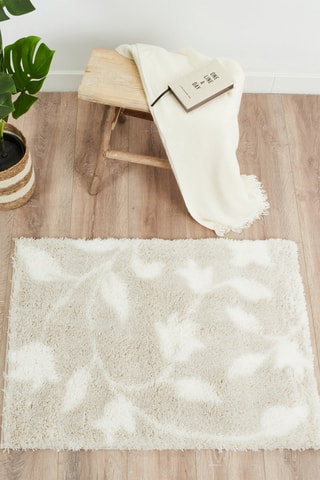 Tapis Oslo - Beige et blanc