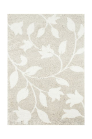 Tapis Oslo - Beige et blanc