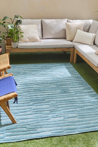 Tapis Santorini Turquoise