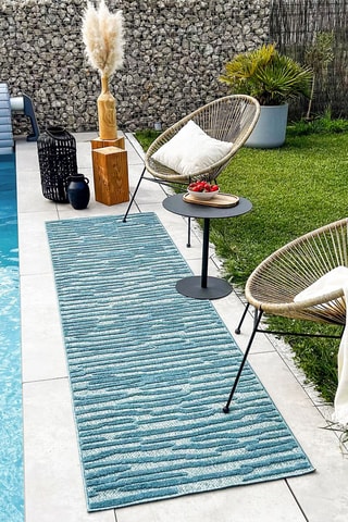 Tapis Santorini Turquoise