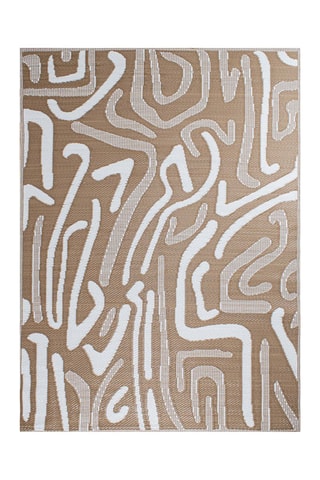 Tapis Capri - Beige et blanc