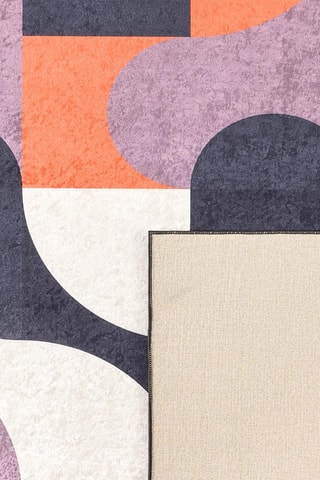 Tapis Stampa - Rouge et bleu