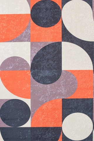 Tapis Stampa - Rouge et bleu