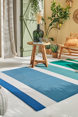 Tapis Capri - vert et turquoise