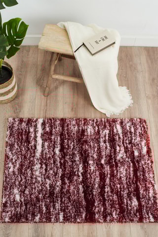 Tapis Oslo - Rouge et blanc