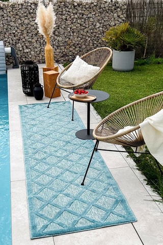 Tapis Santorini Turquoise