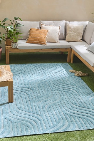 Tapis Santorini Turquoise