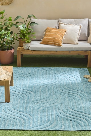 Tapis Santorini Turquoise