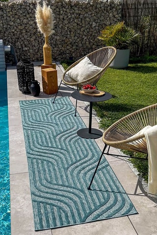 Tapis Santorini Turquoise