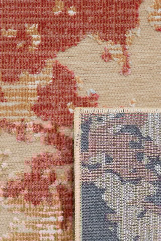 Tapis Garden - Beige et rouge