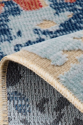 Tapis Garden - Beige et rouge