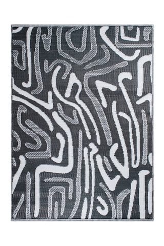 Tapis Capri - Noir et blanc