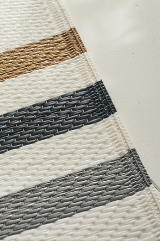 Tapis Capri - Noir et marron