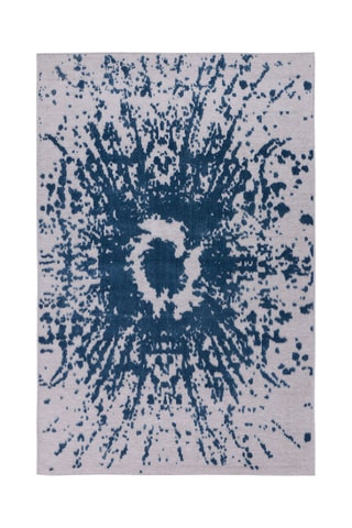 Tapis Garden - Beige et bleu