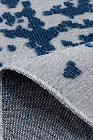 Tapis Garden - Beige et bleu