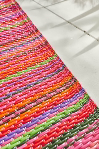 Tapis Capri - Violet et rouge