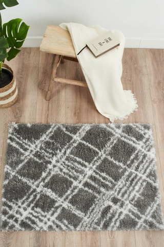 Tapis Oslo Gris et blanc