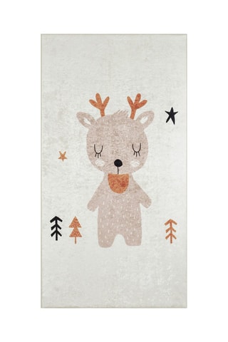 Tapis Happy 743 - Crème et taupe