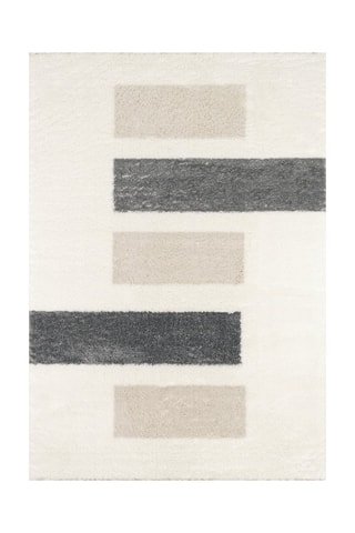 Tapis Karena - Beige et anthracite