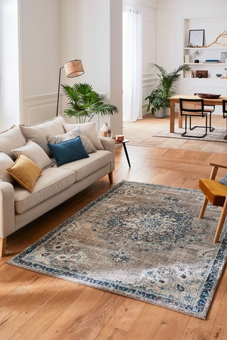 Tapis Anatolia - Bleu et gris