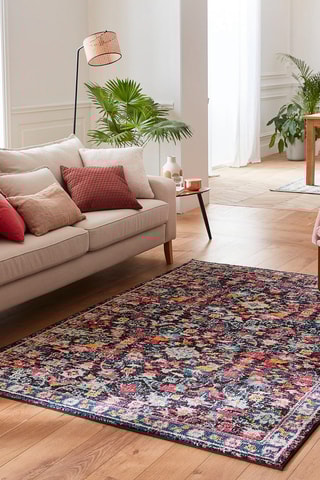 Tapis Anatolia - Bleu et noir