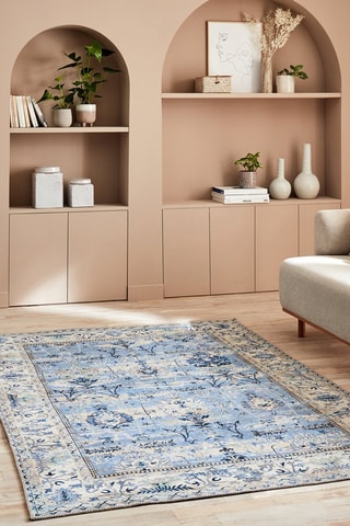 Tapis Radom - Bleu et gris