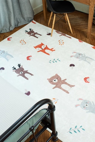 Tapis Happy - Crème