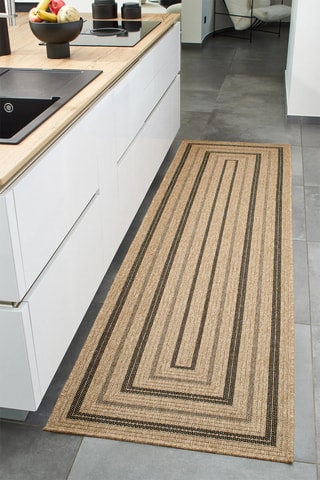 Tapis Nature - Beige et noir
