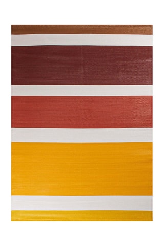 Tapis Capri - Orange et rouge