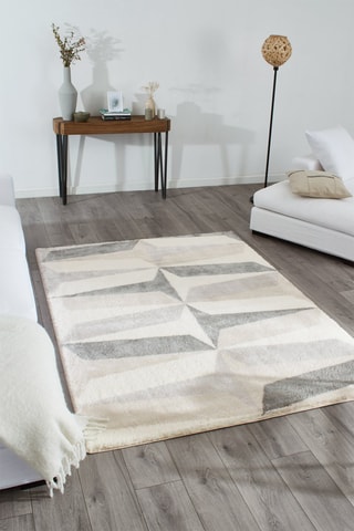 Tapis Karena - Beige et gris