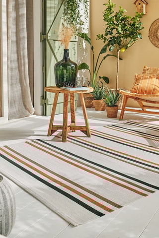 Tapis Capri - Vert et blanc