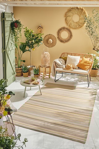 Tapis Capri - Beige et orange