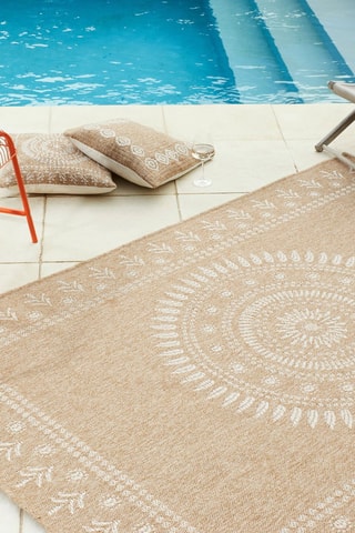 Tapis Nature - Beige et blanc