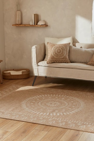 Tapis Nature - Beige et blanc