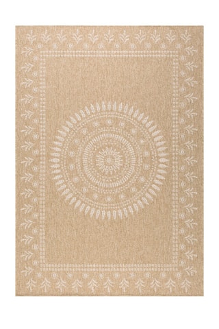 Tapis Nature - Beige et blanc