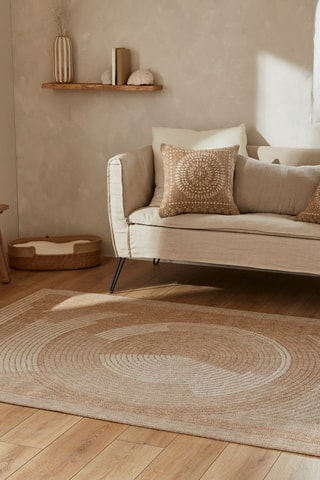 Tapis Nature - Beige et blanc