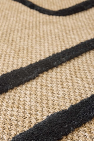 Tapis PalmaBeige et noir