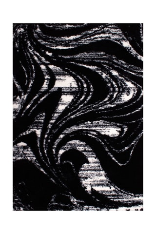 Tapis Oslo - Noir et blanc