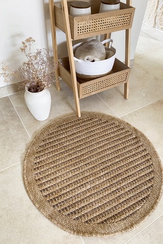 Tapis Nature - Beige et noir