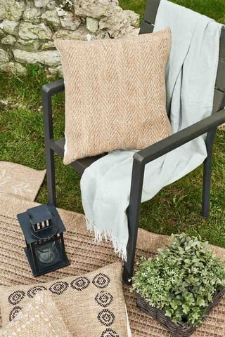 Housse de coussin Nature 8753 - Beige - 50 x 50 cm