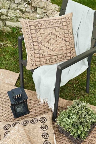 Housse de coussin Nature 8729 - Marron - 50 x 50 cm