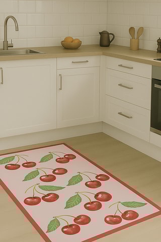 Tapis Azulejo - Rose