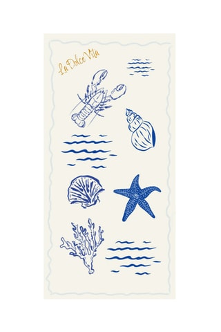 Tapis Azulejo - Bleu