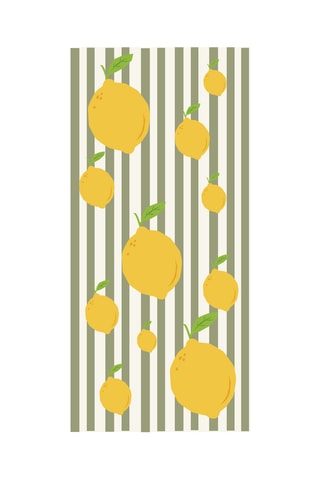 Tapis Azulejo - Jaune