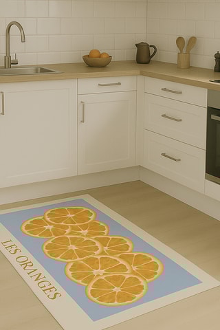 Tapis Azulejo - Orange