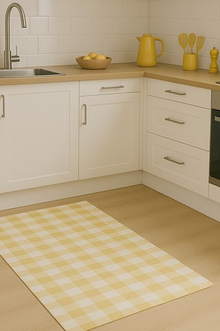 Tapis Azulejo - Jaune