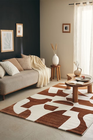 Tapis Memphis - Marron