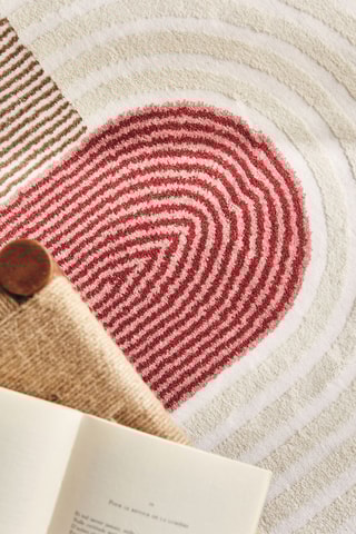 Tapis Memphis - Rouge