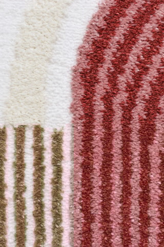 Tapis Memphis - Rouge